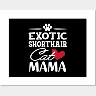 Exotic shorthair cat mama Posters and Art